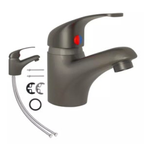 N2315 - GRIFERIA BAÑO NEGRA RORY