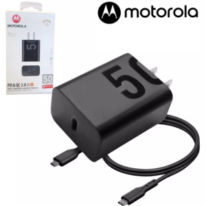 CMCC - CARGADOR MOTOROLA 50W + CABLE C A C