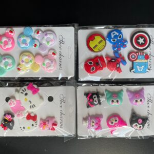 PCP - PINES PARA CROCS PERSONAJES X PAQUETE