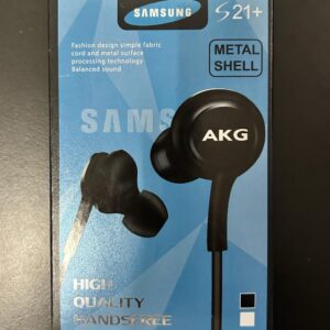 AKGNC - AURICULAR AKG CAJA NEGRO Y CELESTE CON GOMITAS DE REPUESTOS