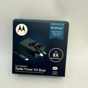CARM68W - CARGADOR MOTOROLA DUO 68W USB + C + CABLE C A C