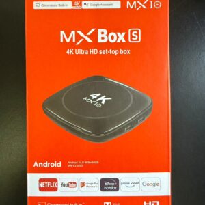 TBMX104K - TV BOX MX10-4K ANDROID 14 4K ULTRA HD SEP-TOP C/ COMANDO DE VOZ (10009) 23USD