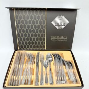 R419 - SET DE CUBIERTOS R419 NEGROS