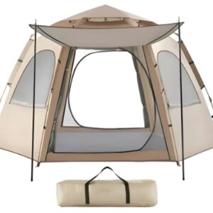 C10113 - CARPA CAMPING HEXAGONAL AUTOARMABLE c/TOLDO 240 x 210 x 135 CM