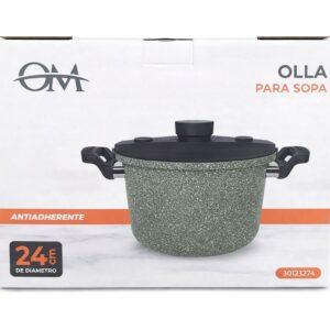 3274 - SET DE OLLA 5pcs ALUMINIO OM