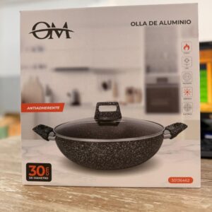 6462 - OLLA DE 30cm OM NEGRO