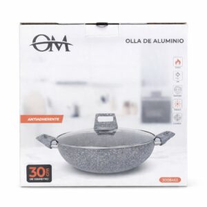 6463 - OLLA DE 30cm OM GRIS