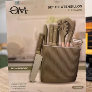 6471 - SET DE UTENSILIOS 11pcs OM VERDE