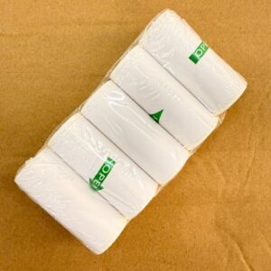 C2002 - REPUESTO PAPEL DE IMPRESION BLANCO ADHESIVO X 5 PCS