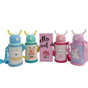 T292 - BOTELLA TERMICA INFANTIL CON FUNDA PROTECTORA COLGANTE 500ml
