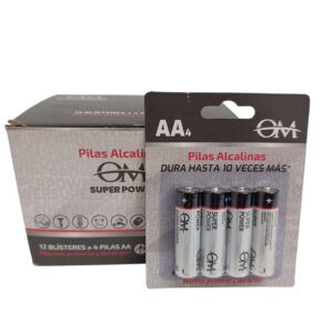 LR6 - PILAS ALCALINA AA 12 BLISTER DE 4 UNIDADADES