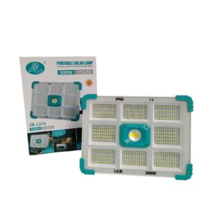 L374 - REFLECTOR PANEL SOLAR 300W PORTATIL RECARGABLE USB 22*30cm