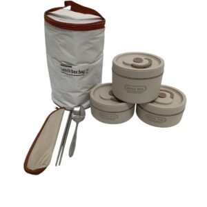 752-3 - LONCHERA TERMICA DE ACERO INOXIDABLE PACK DE 3